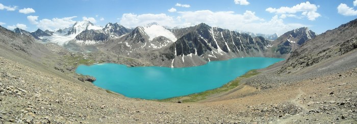 El esfuerzo merecía la pena. Panorámica del Ala-Köl